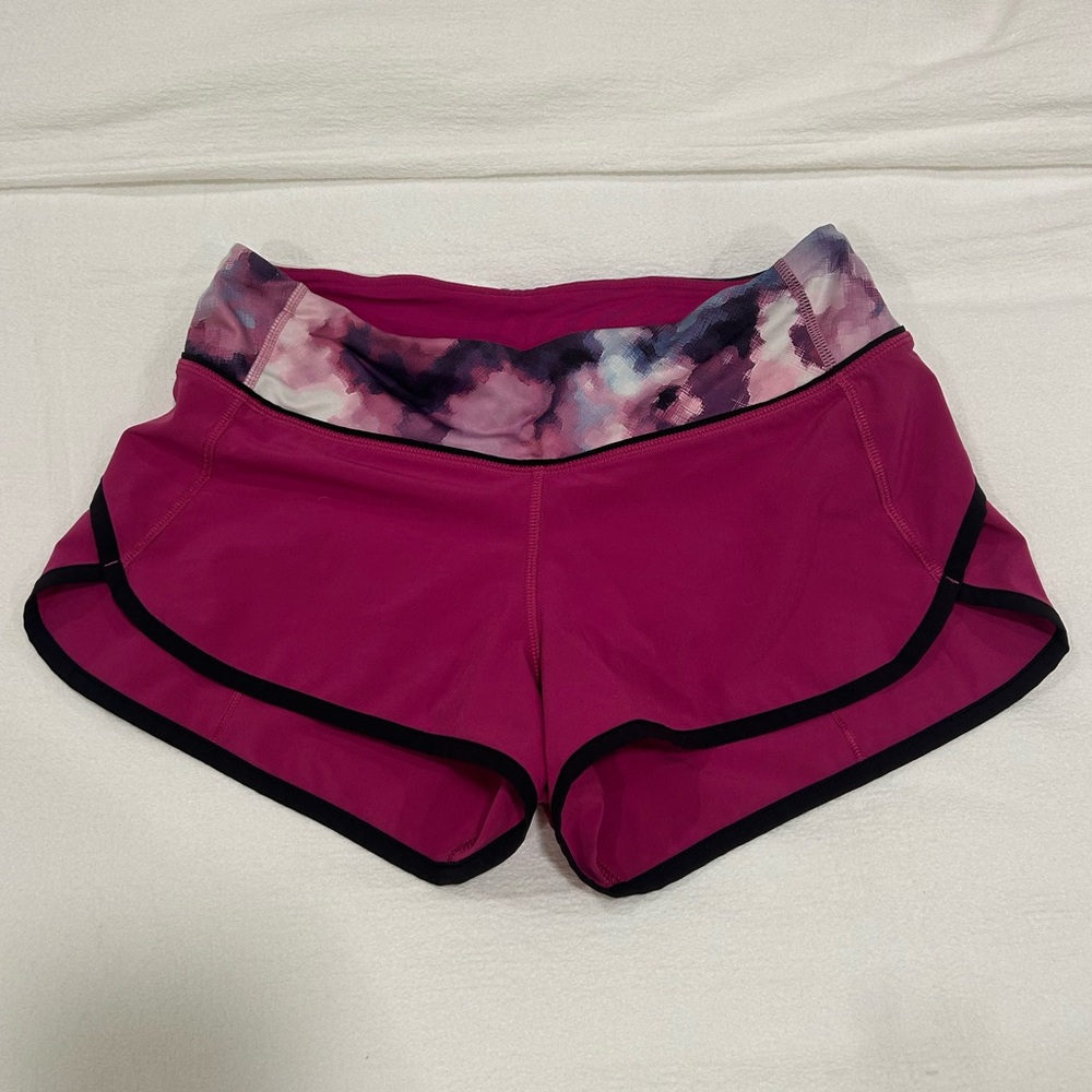 Lululemon Pink Speed Up Shorts